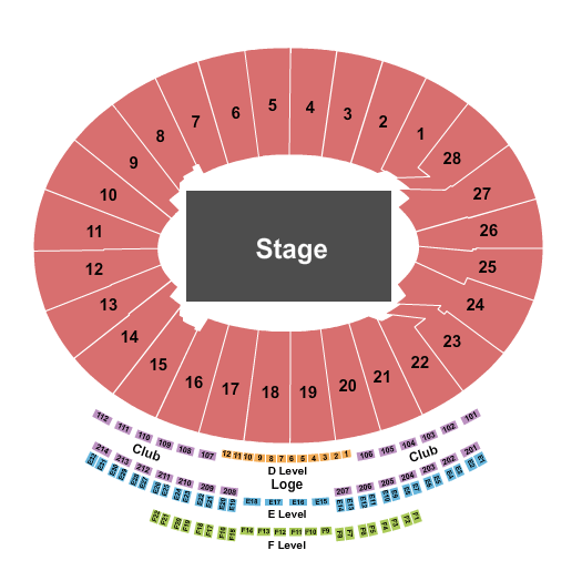 Rose Bowl Stadium The Weeknd Seating Chart